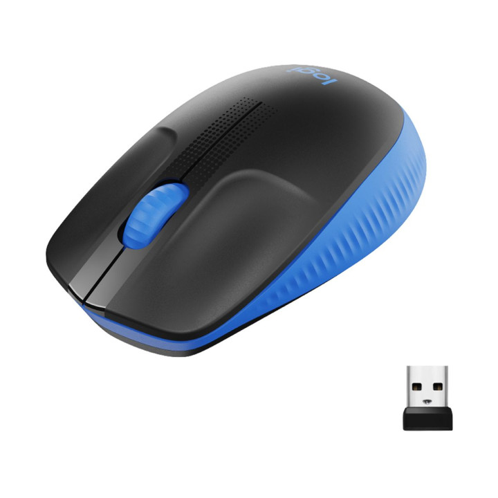LOGITECH M190 FULL-SIZE WIRELESS MOUSE - BLUE - EMEA